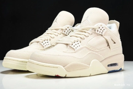 Blank Jordan 4 Canvas Retro 1001